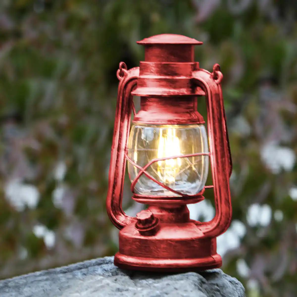 Bild 2 von Dimmbare LED-Laterne "Arca" - Rot/Schwarz