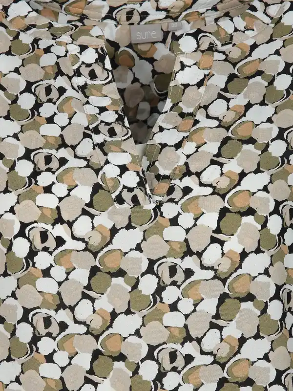 Bild 3 von Damen Bluse mit Alloverprint Beige