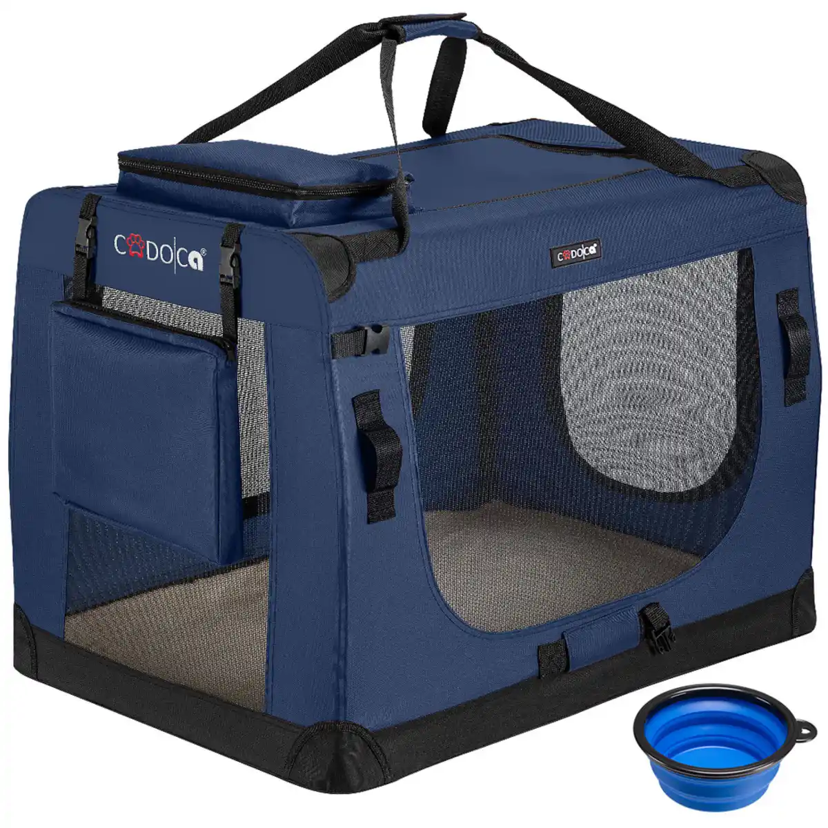 Bild 1 von Tiertransportbox XL 82 x 58 x 58 cm Navyblau