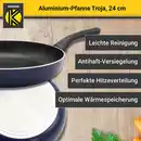 Bild 2 von Aluminium Pfanne Troja, 24 cm