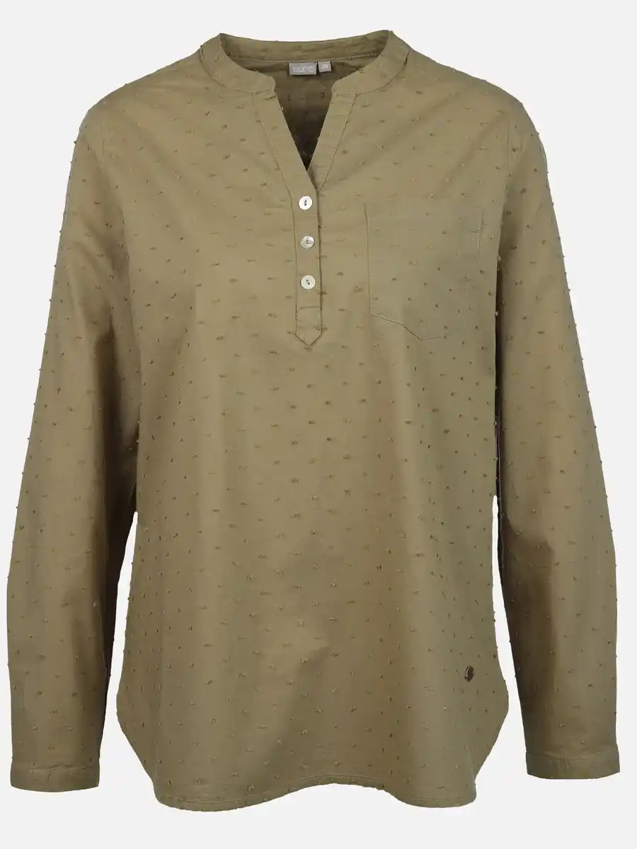 Bild 1 von Damen Bluse mit Struktur Oliv
