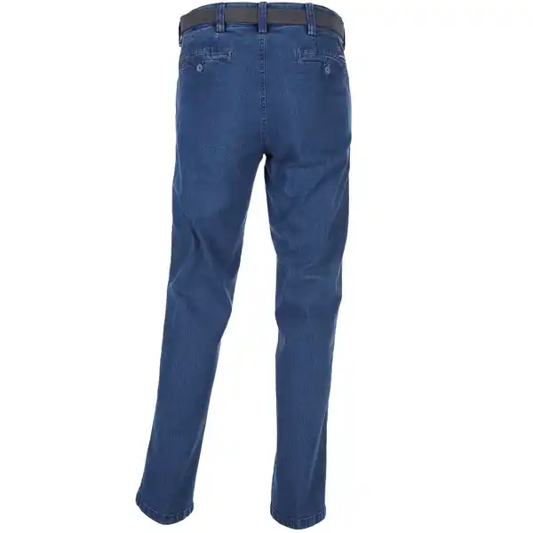 Bild 2 von Herren Freizeithose mit Dehnbund Blau