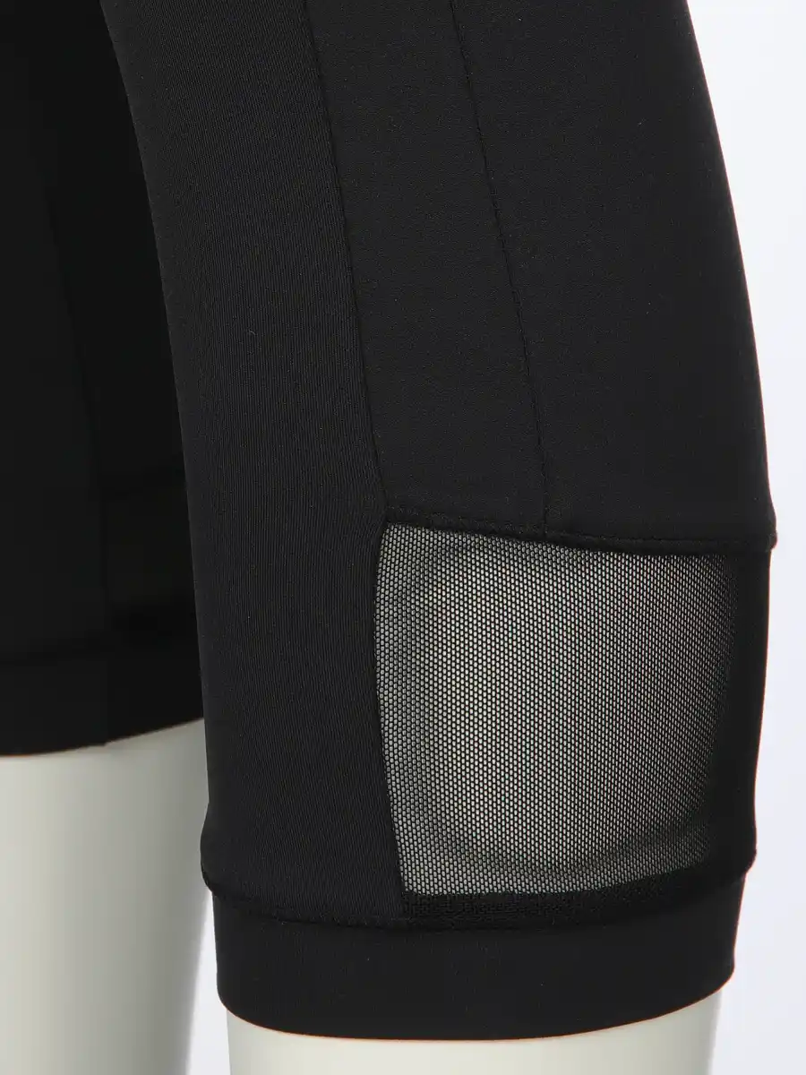 Bild 4 von Damen Leggings in 3/4 Länge Schwarz