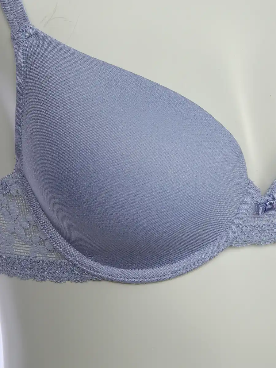 Bild 3 von Damen BH mit Spitzenbesatz Blau