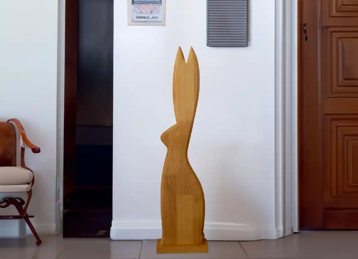 Bild 1 von Holz-Osterhase groß 75cm