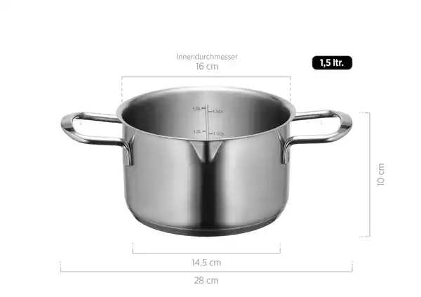 Bild 3 von Serie Sanvito, Kochtopf 16 cm mit Deckel