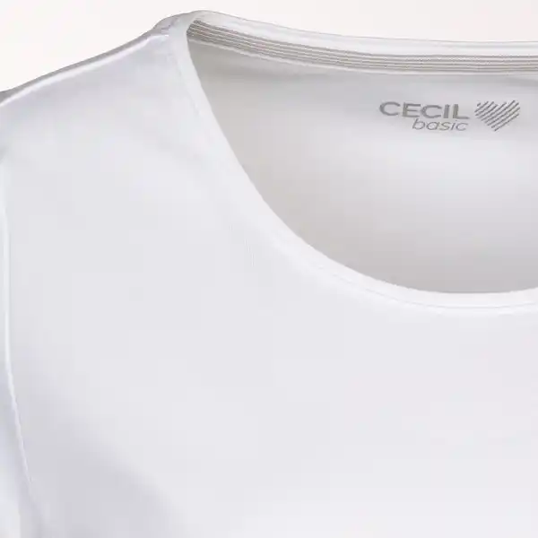 Bild 3 von Damen Basic Shirt Weiß