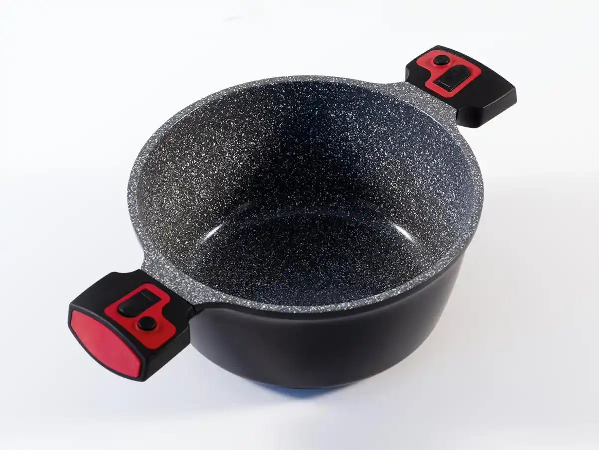 Bild 2 von Click-Grip Kochtopf Aluguss mit Keramikbeschichtung Ø28cm