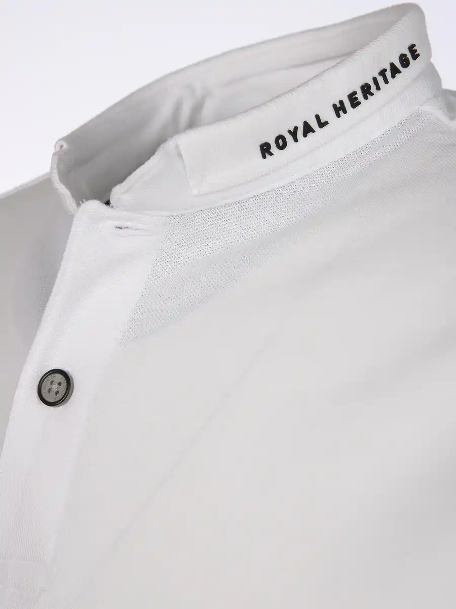 Bild 3 von Herren Poloshirt mit Stehkragen Weiß