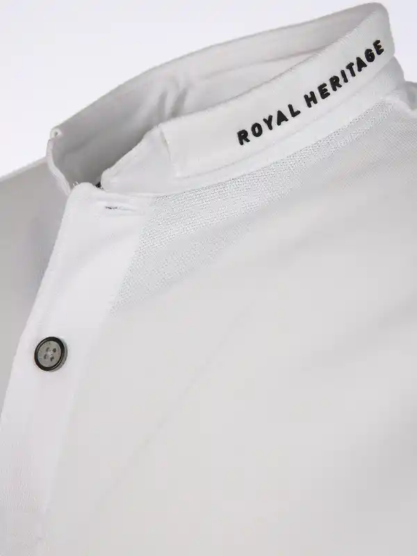 Bild 3 von Herren Poloshirt mit Stehkragen Weiß