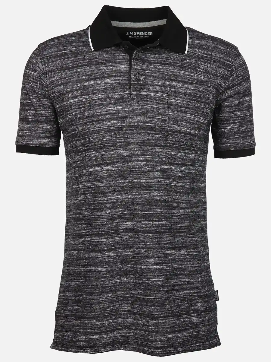 Bild 1 von Herren Poloshirt mit Brusttasche Schwarz