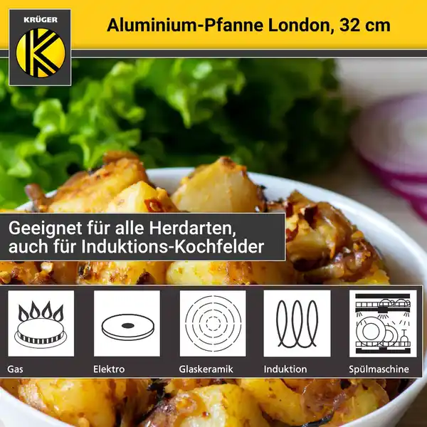 Bild 4 von Aluminium Pfanne London, 32 cm