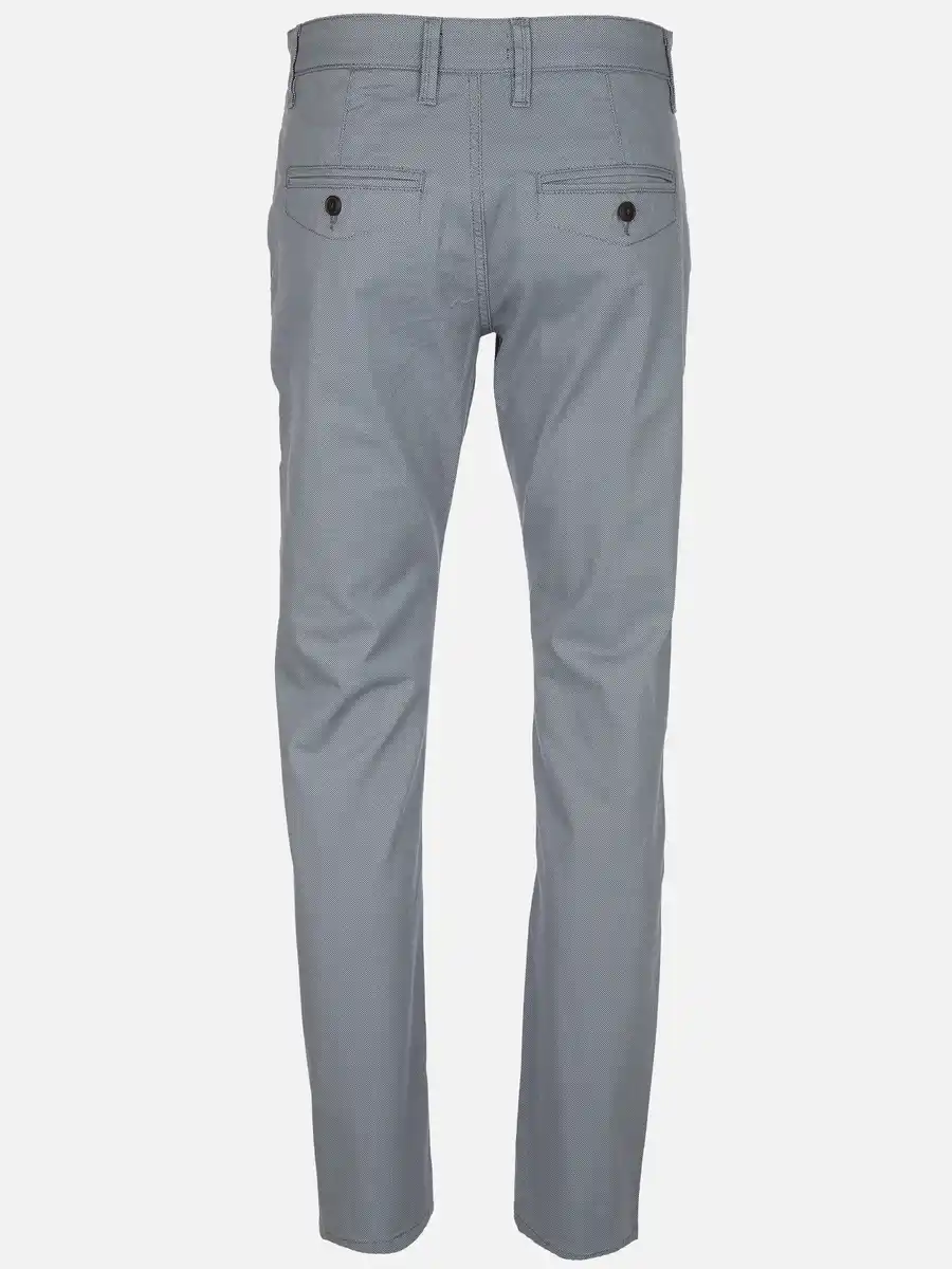 Bild 2 von Herren Chino mit Minimalmuster Blau