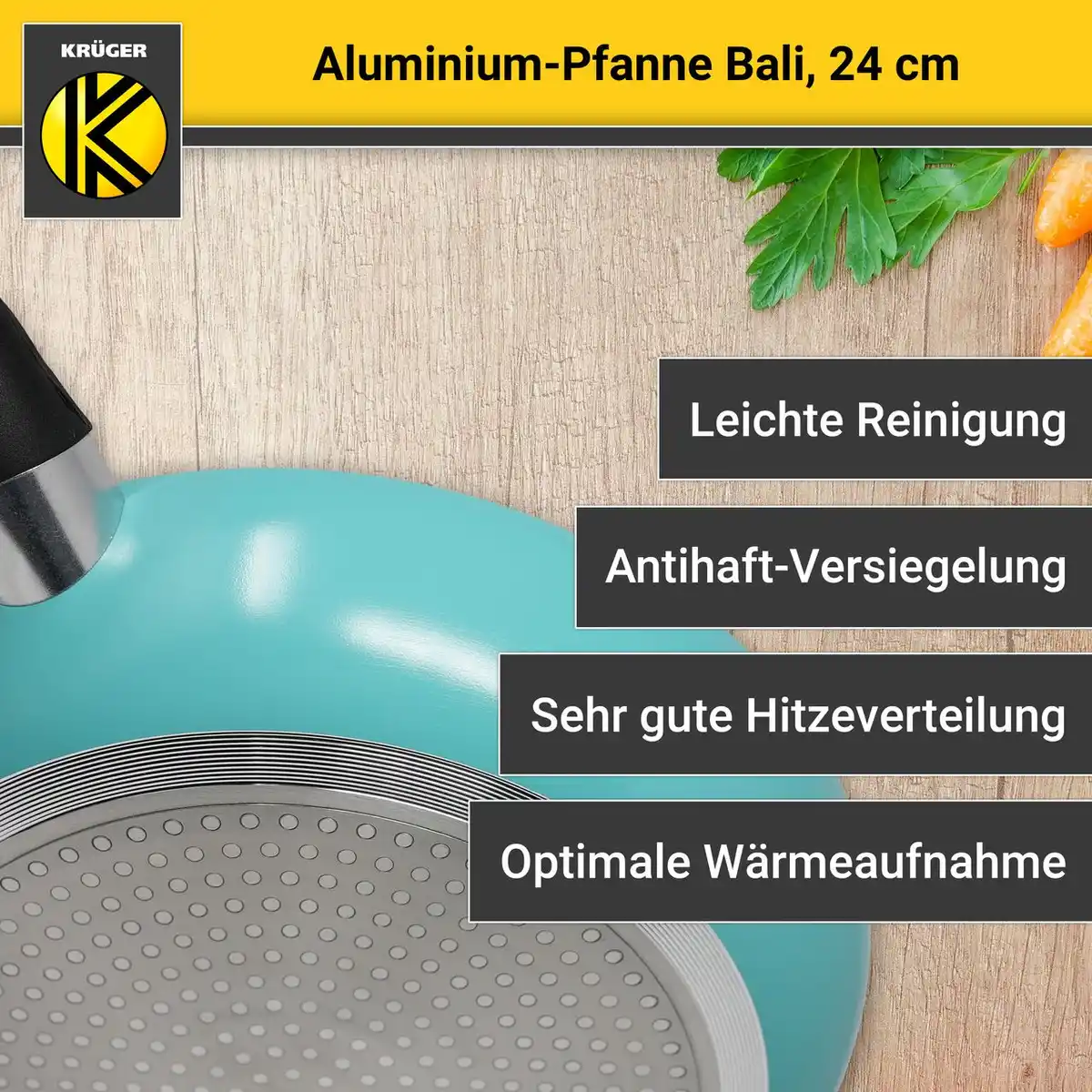 Bild 2 von Aluminium Pfanne Bali, 24 cm