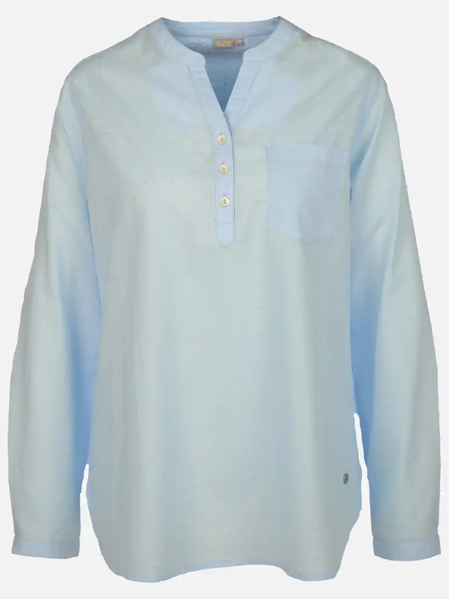 Bild 1 von Damen Bluse mit Struktur Blau