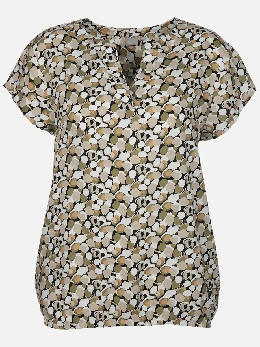 Bild 1 von Damen Bluse mit Alloverprint Beige