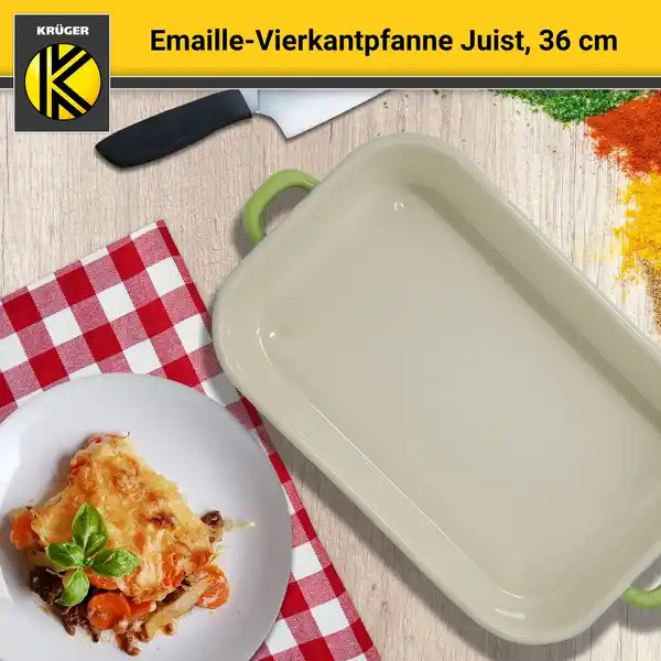 Bild 3 von Emaillierte Vierkantpfanne Juist, 36 x 25 cm