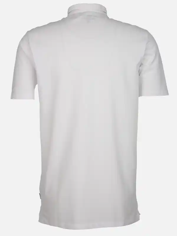 Bild 2 von Herren Poloshirt mit Stehkragen Weiß