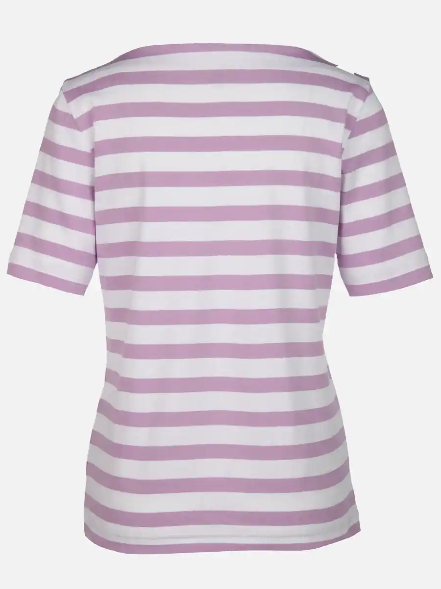 Bild 2 von Damen Shirt mit Streifen Pink