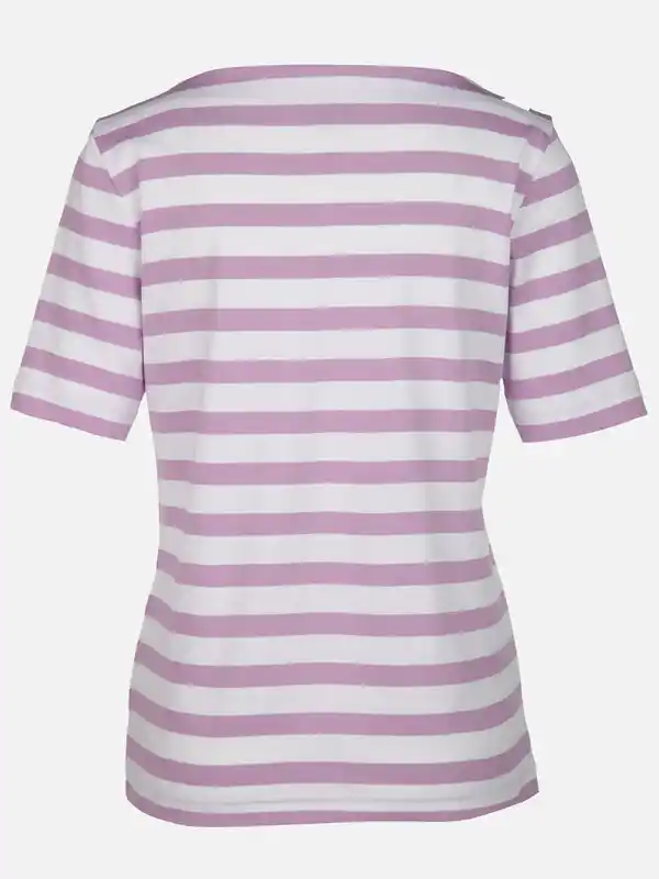 Bild 2 von Damen Shirt mit Streifen Pink