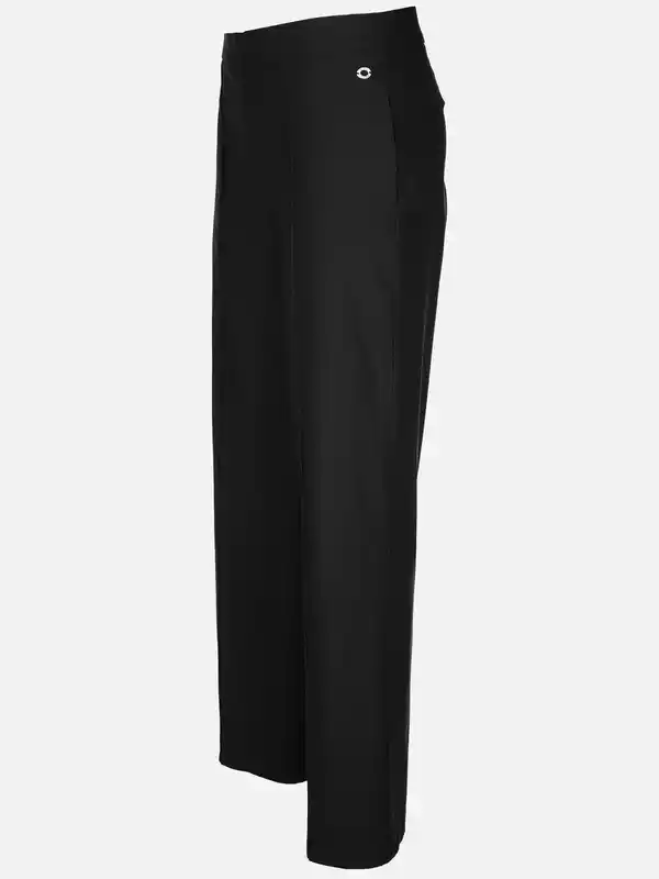 Bild 3 von Damen Hose mit angesetztem Bund Schwarz