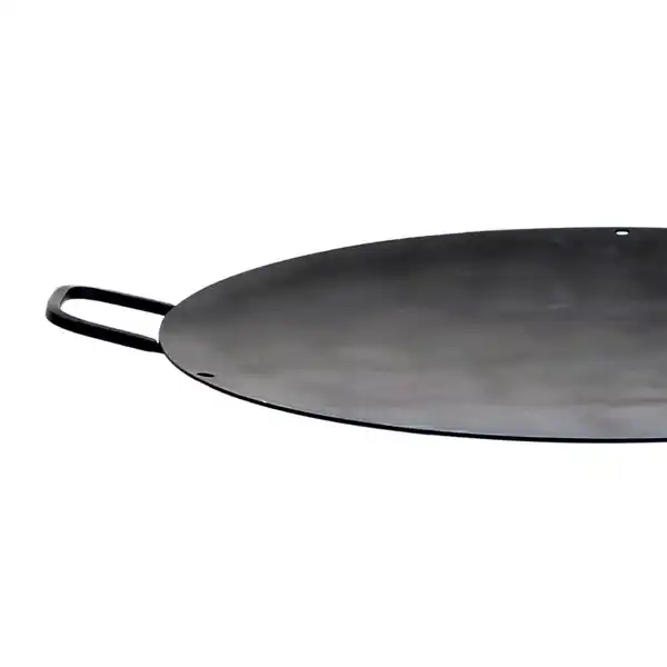 Bild 2 von Paella World Wokschale/Grillschale mit 2 Griffen, Ø 70 cm, Stahl unbeschichtet