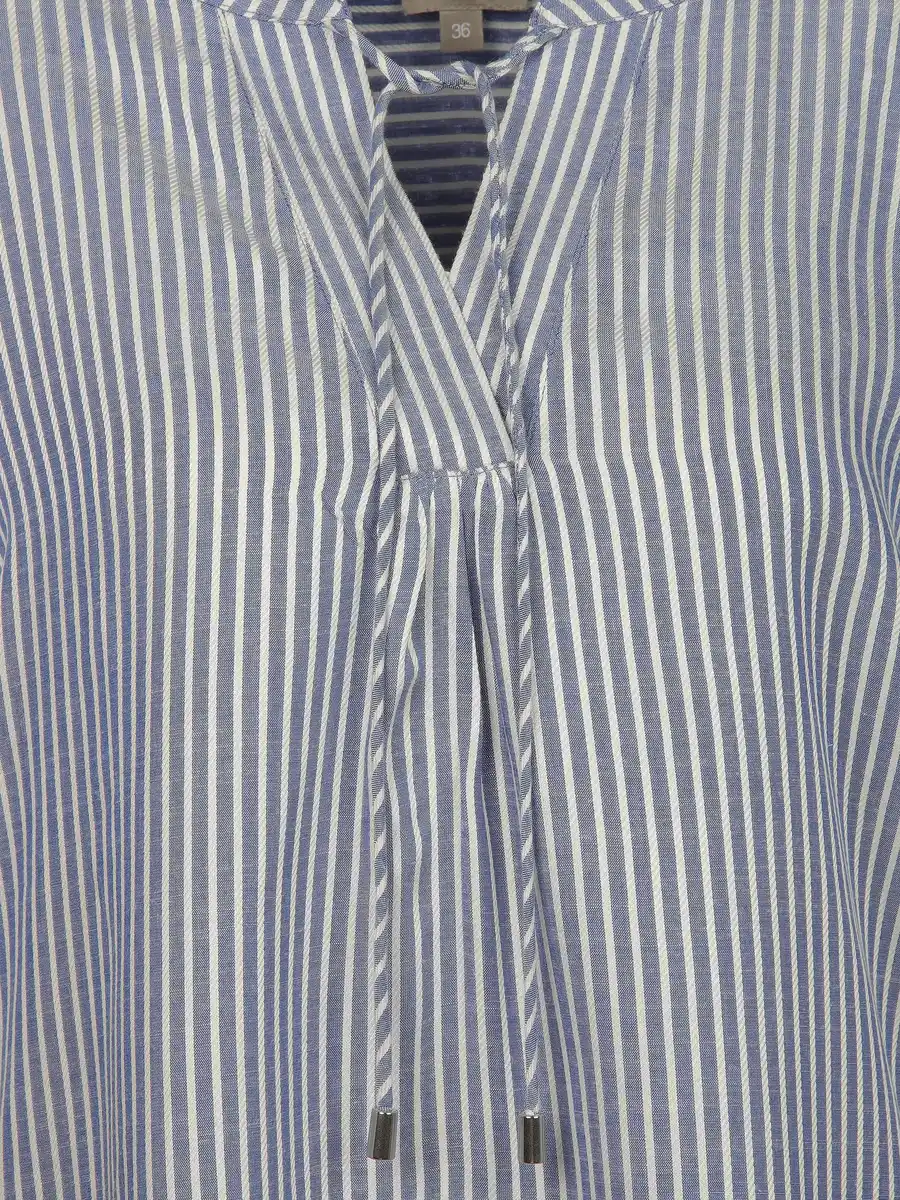 Bild 3 von Damen Schlupfbluse mit Streifen Blau