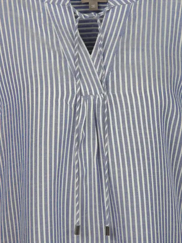 Bild 3 von Damen Schlupfbluse mit Streifen Blau