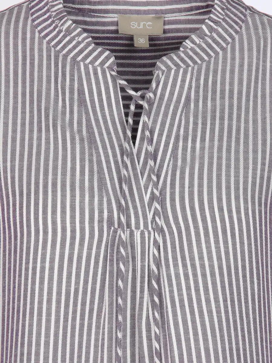 Bild 3 von Damen Schlupfbluse mit Streifen Lila