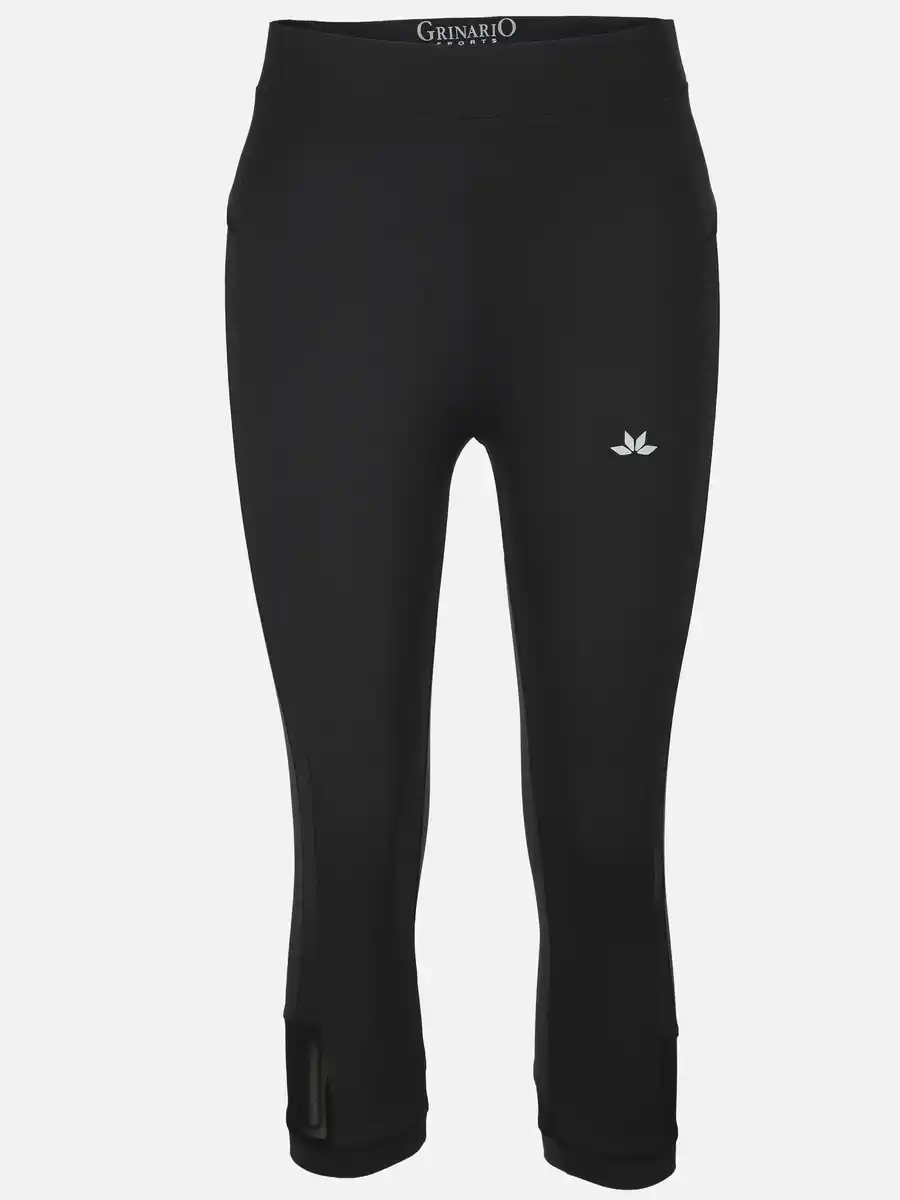 Bild 1 von Damen Leggings in 3/4 Länge Schwarz