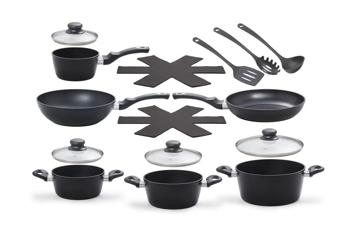 Bild 3 von Magnani - Töpfe und Pfannen Set schwarz 15-teilig