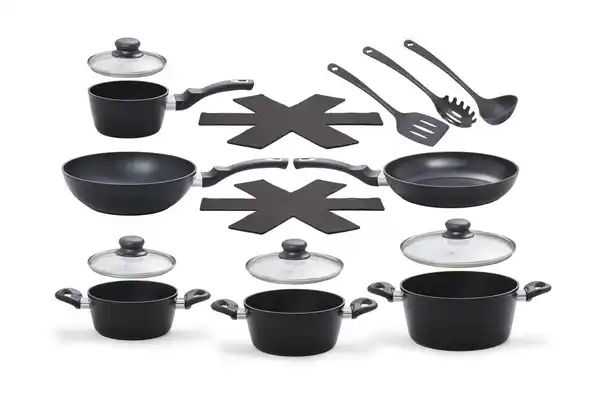 Bild 3 von Magnani - Töpfe und Pfannen Set schwarz 15-teilig
