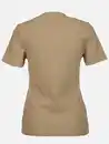Bild 2 von Damen T-Shirt in Ottomanripp Beige