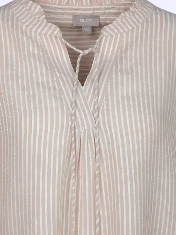 Bild 3 von Damen Schlupfbluse mit Streifen Beige