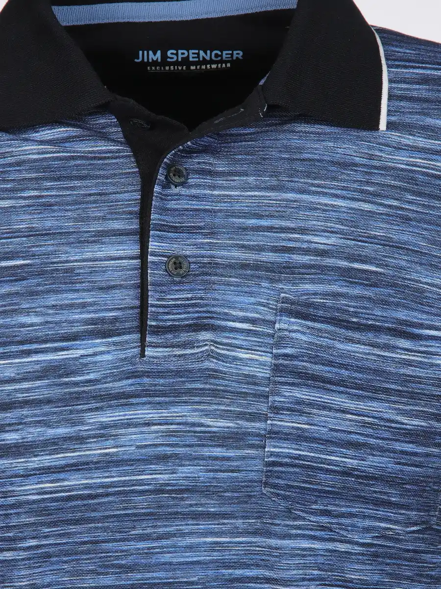 Bild 3 von Herren Poloshirt mit Brusttasche Blau