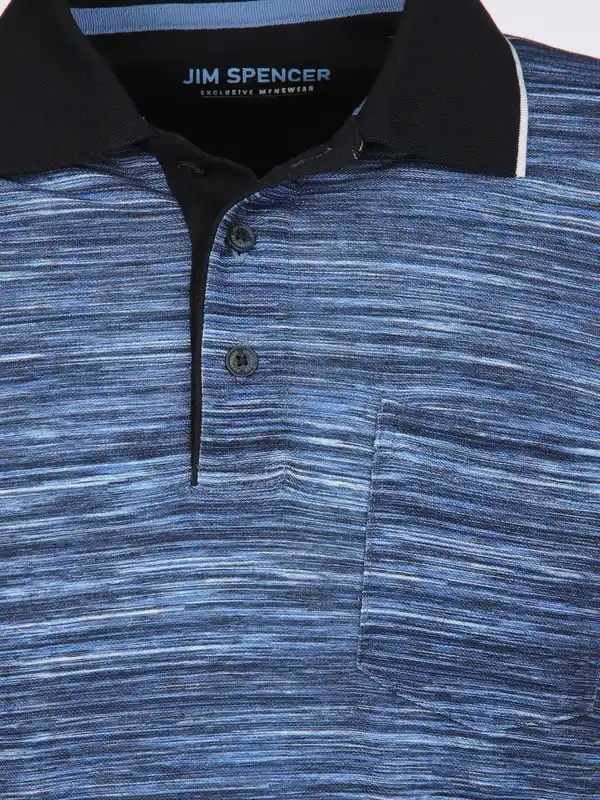 Bild 3 von Herren Poloshirt mit Brusttasche Blau