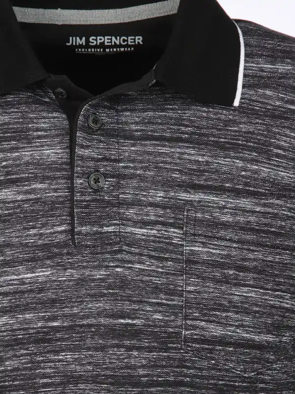 Bild 3 von Herren Poloshirt mit Brusttasche Schwarz