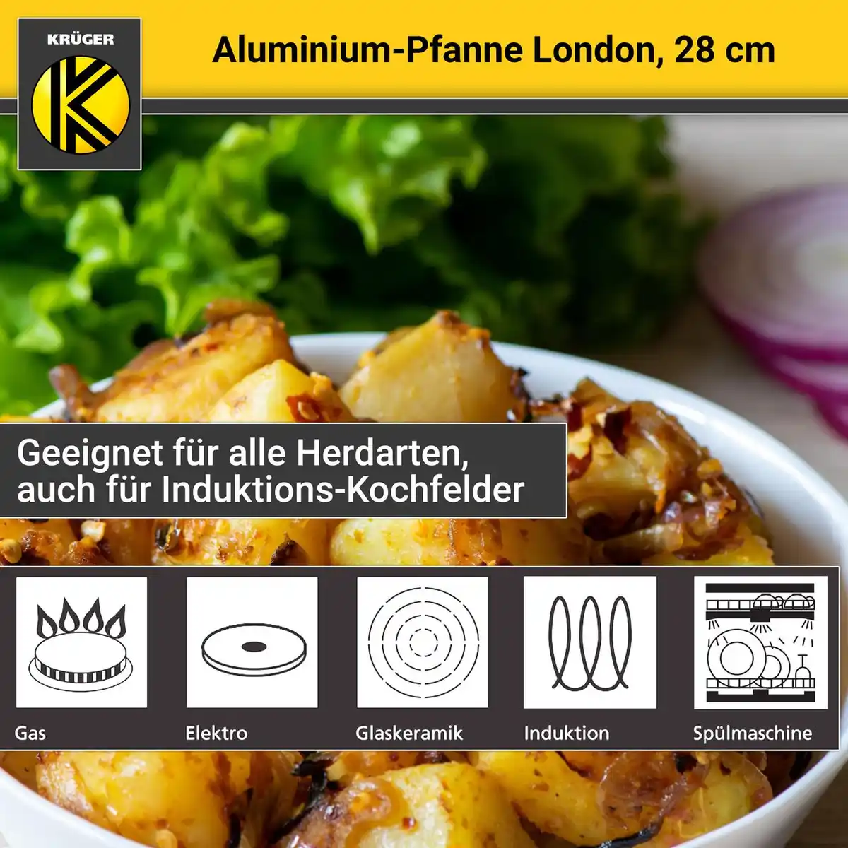 Bild 4 von Aluminium Pfanne London, 28 cm