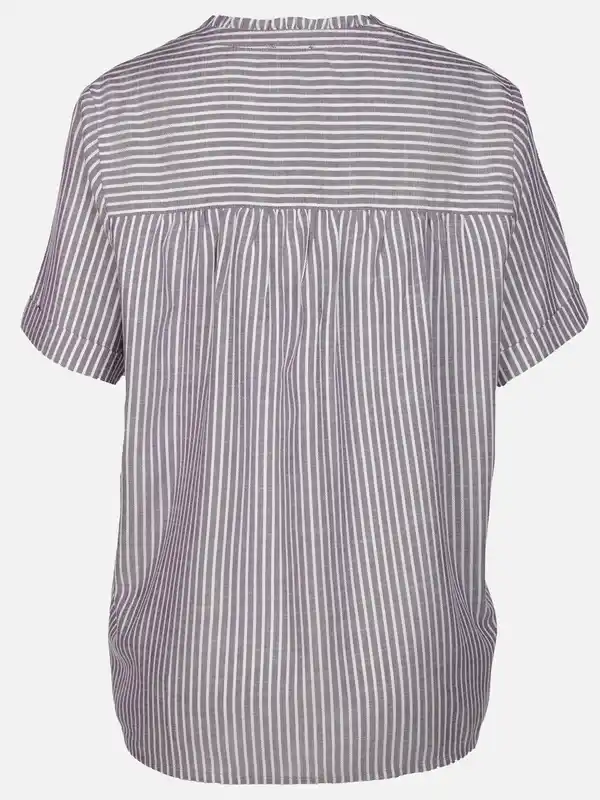 Bild 2 von Damen Schlupfbluse mit Streifen Lila