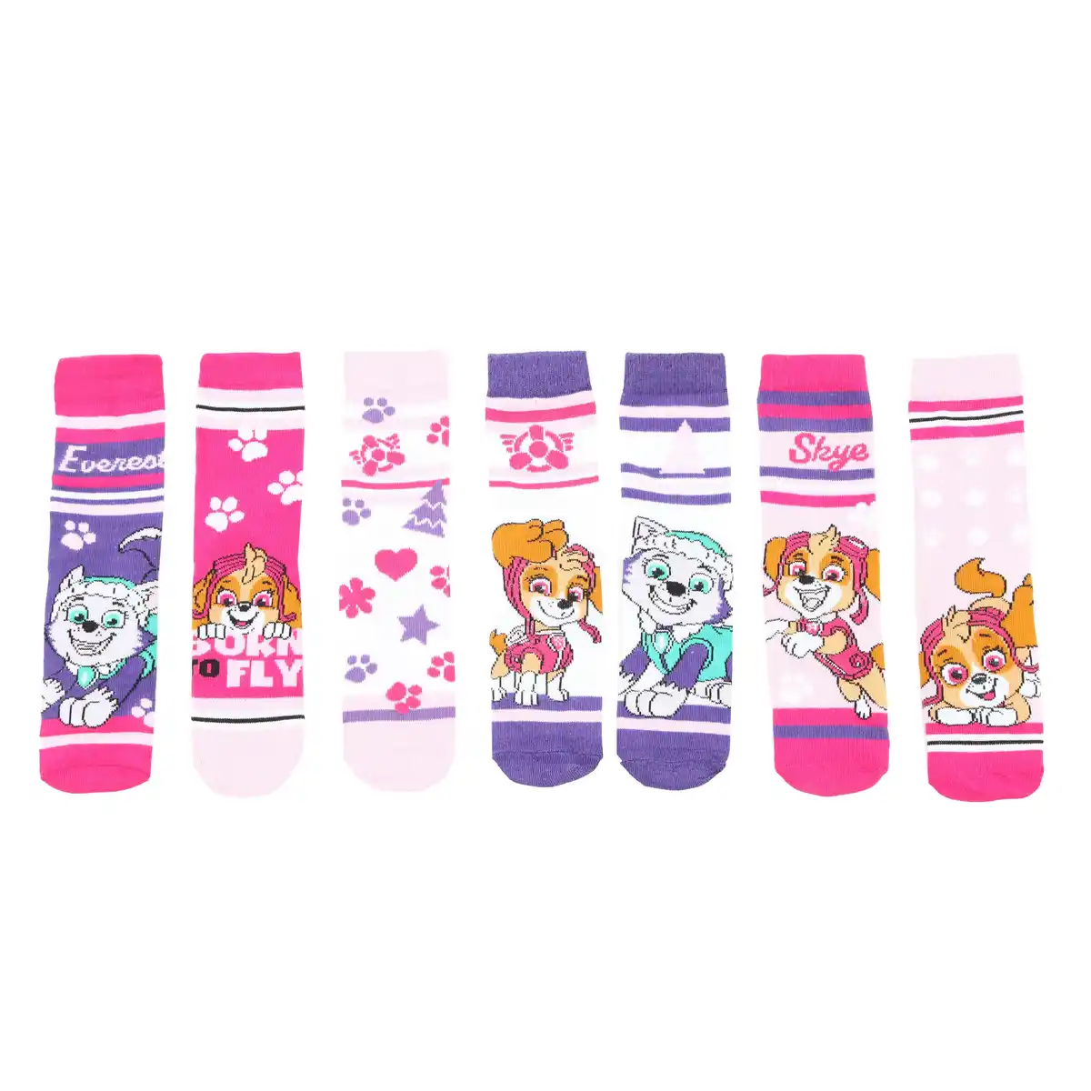 Bild 2 von Kinder Socken im 7er Pack mit Motiven "Paw Patrol" Bunt