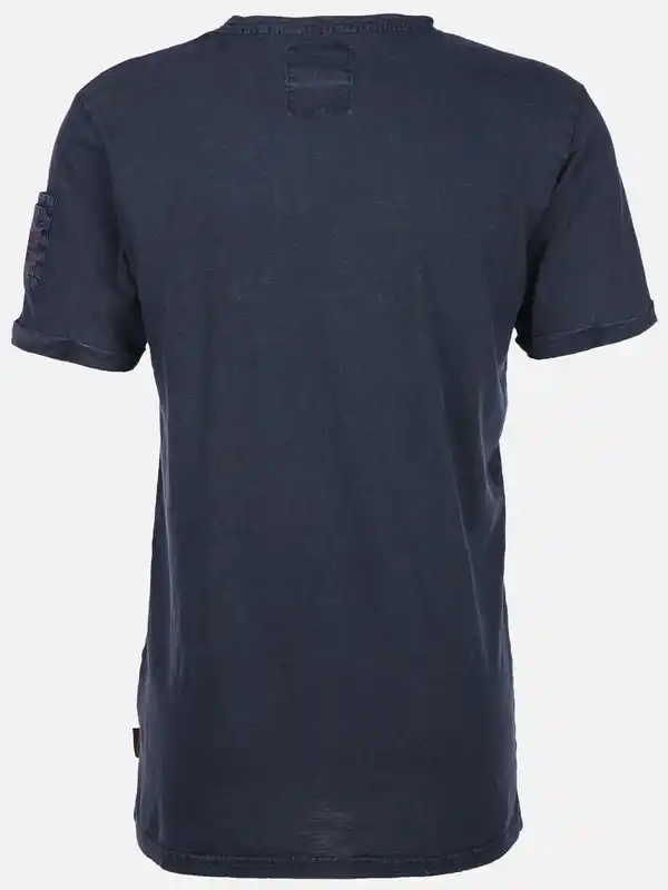 Bild 2 von Herren Shirt mit Frontprint Blau