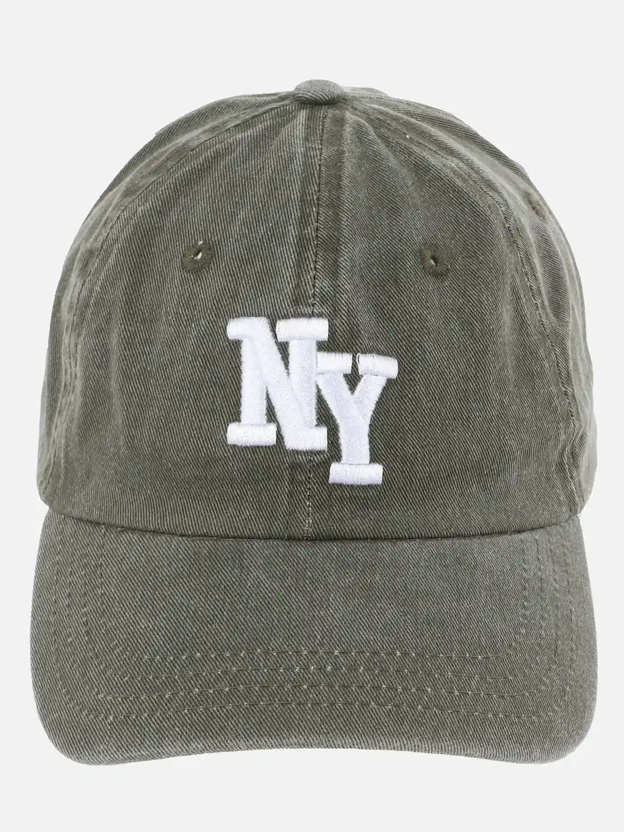 Bild 2 von Herren Cap im Used Look mit Stickerei Oliv