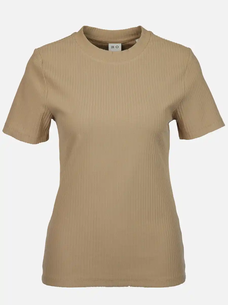 Bild 1 von Damen T-Shirt in Ottomanripp Beige