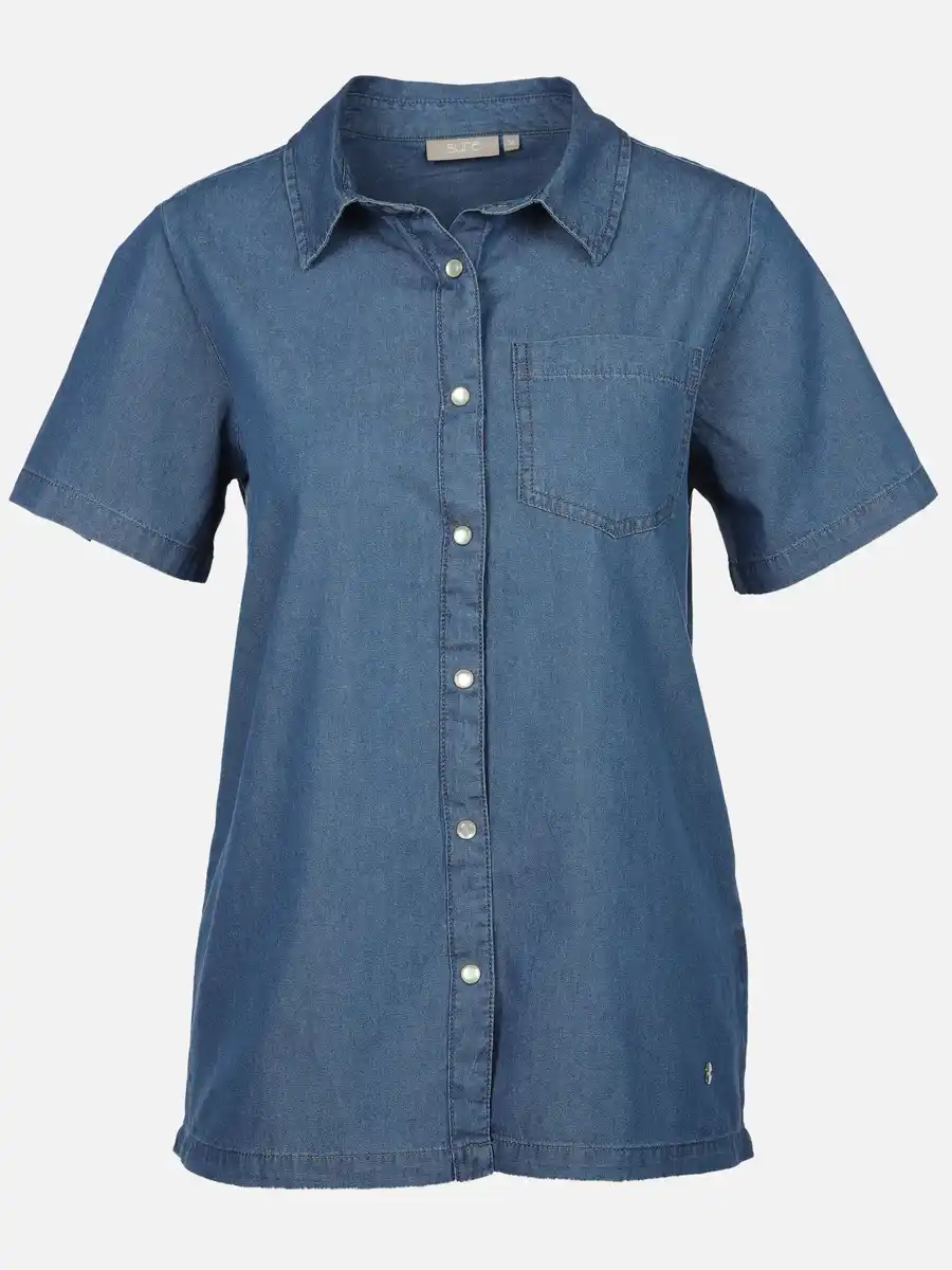 Bild 1 von Damen Bluse im Denimstyle Blau
