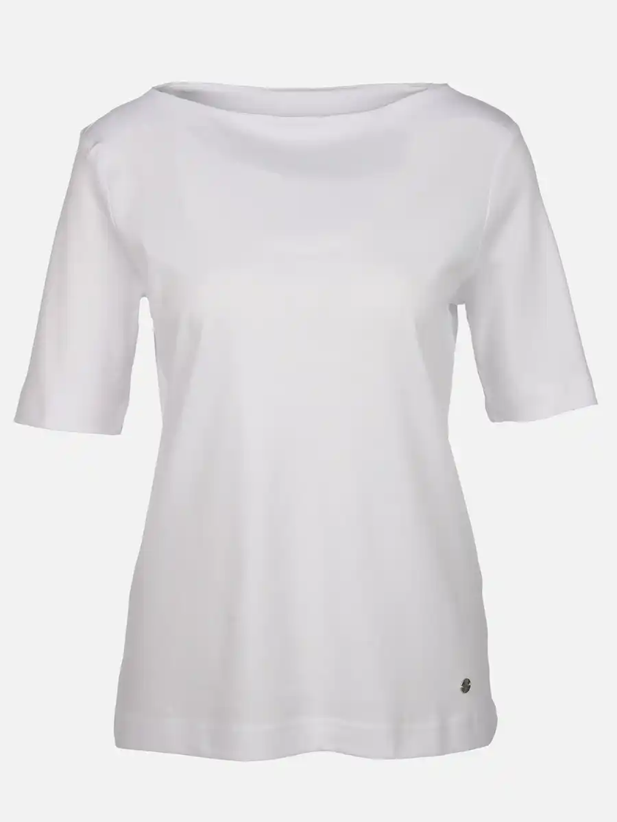 Bild 1 von Damen Shirt unifarben Weiß