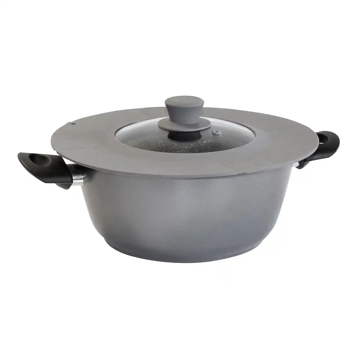 Bild 3 von Universal Glasdeckel, mit Silikonrand, für 16/18/20/22/24/26/28 cm