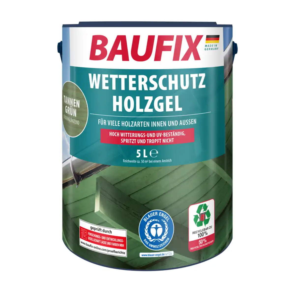 Bild 1 von Wetterschutz-Holzgel Tannengrün