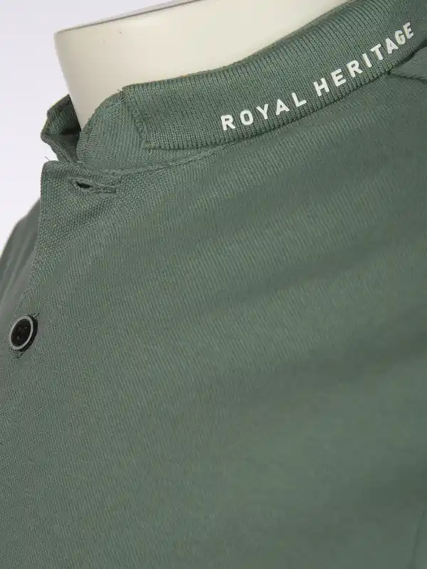 Bild 3 von Herren Poloshirt mit Stehkragen Grün