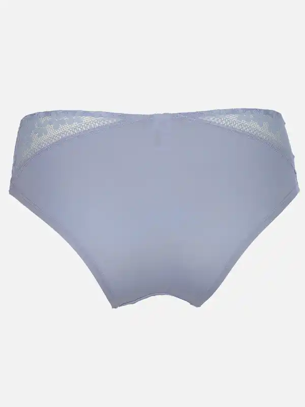 Bild 2 von Damen Slip mit Spitzenbesatz Blau