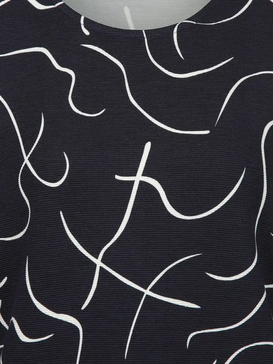 Bild 3 von Damen Ottoman Sweatshirt mit Schriftzug Marine